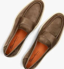 SANTONI e instappers revolve bruin Clearance