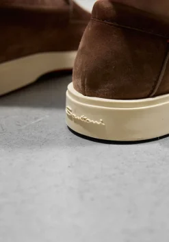 SANTONI e instappers revolve bruin Clearance