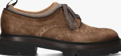 SANTONI e veterschoenen 18936 bruin Clearance