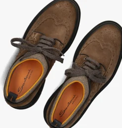 SANTONI e veterschoenen 18936 bruin Clearance