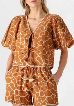 SCARLETT POPPIES e top kacie top bruin Hot