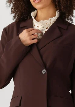 SECOND FEMALE e blazer fique fitted blazer bruin