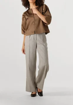 SECOND FEMALE e blouses perlla blouse bruin Clearance