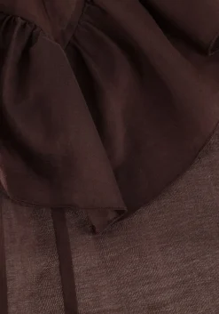 SECOND FEMALE e blouses fria frill blouse bruin Online