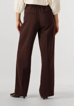SECOND FEMALE e wijde broek fique classic trousers bruin Online