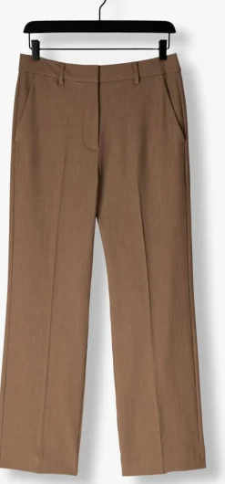 SECOND FEMALE e wijde broek neel classic trousers bruin Clearance