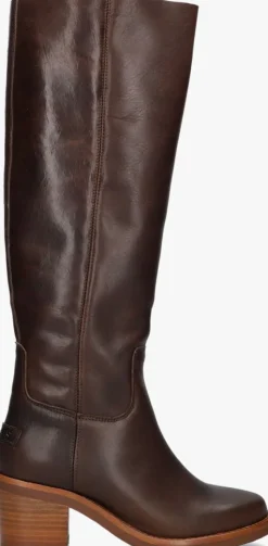 SHABBIES e hoge laarzen puk tuba bruin