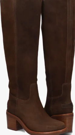 SHABBIES e hoge laarzen puk tuba bruin Online