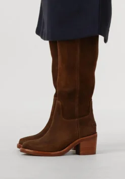 SHABBIES e hoge laarzen puk tuba bruin Online