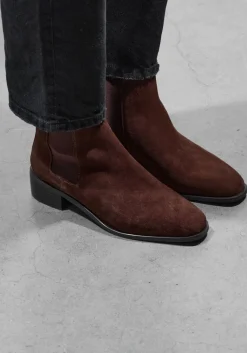 STEFANO LAURAN e chelsea boots botin plano bruin New