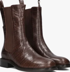 STEFANO LAURAN e enkellaarsjes pe2046 bruin Clearance