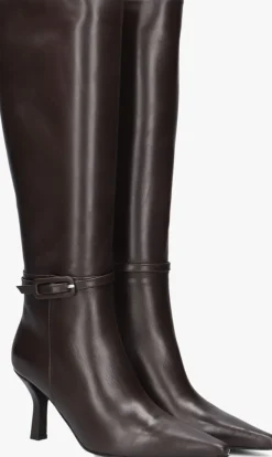 STEFANO LAURAN e hoge laarzen penny3 bruin Clearance