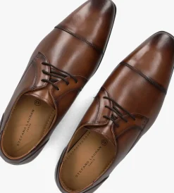 STEFANO LAURAN e nette schoenen veter bruin Hot