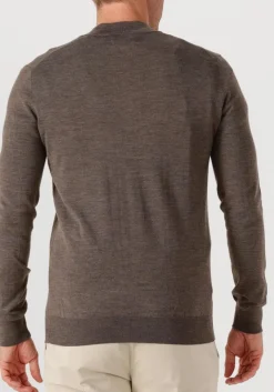 STEFANO LAURAN e trui half zip anders bruin New