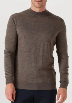 STEFANO LAURAN e trui turtle bruin Best
