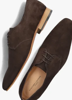 STEFANO LAURAN e veterschoenen s3085. bruin Clearance