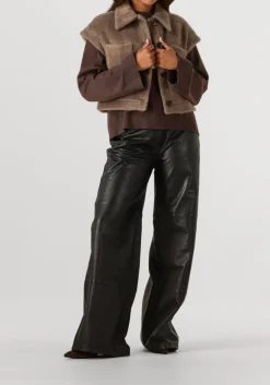 STUDIO AR e bodywarmer plume bruin Clearance