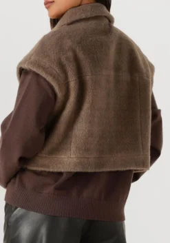 STUDIO AR e bodywarmer plume bruin Clearance