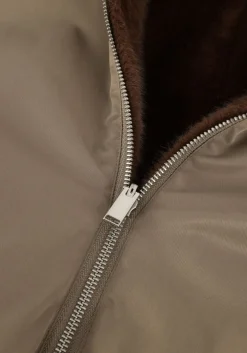 STUDIO AR e faux fur jas etta bruin Outlet