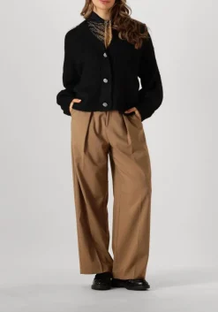 SUMMUM e blouses bow tie top border print bruin Hot