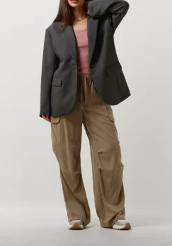 SUMMUM e cargobroeken trousers cargo tencel bruin