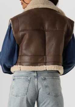 SUMMUM e gilet gilet lammy bruin Online