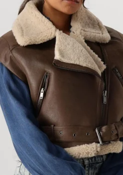 SUMMUM e gilet gilet lammy bruin Online