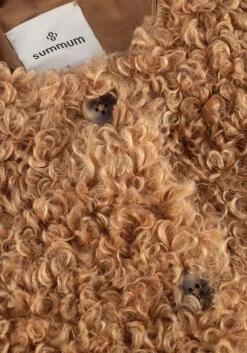 SUMMUM e gilet jacket faux fur bruin Clearance
