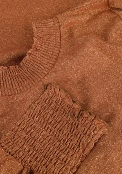 SUMMUM e top smocked top fine lurex jersey bruin Best