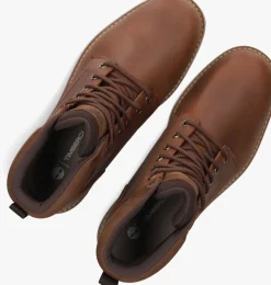 TIMBERLAND e veterboots britton road mid lace up bruin Outlet