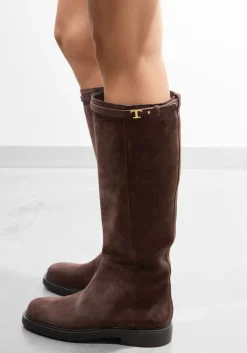 TOD'S e hoge laarzen xxw20l0jm50 bruin Discount