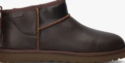 UGG e vachtlaarzen classic ultr mini lthr bruin Clearance