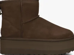 UGG e vachtlaarzen w classic mini platform bruin Best