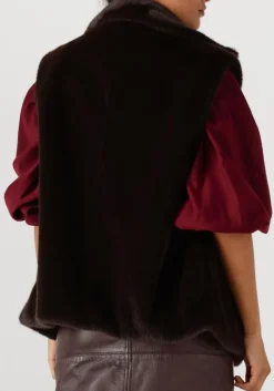 VANESSA BRUNO e bodywarmer furo blouson sm bruin Hot