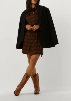 VANESSA BRUNO e mini jurk blandine bruin Best