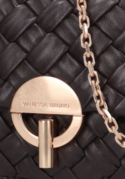 VANESSA BRUNO e schoudertas moon moyen bruin