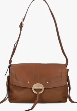 VANESSA BRUNO e schoudertas crossbody gm bruin Clearance