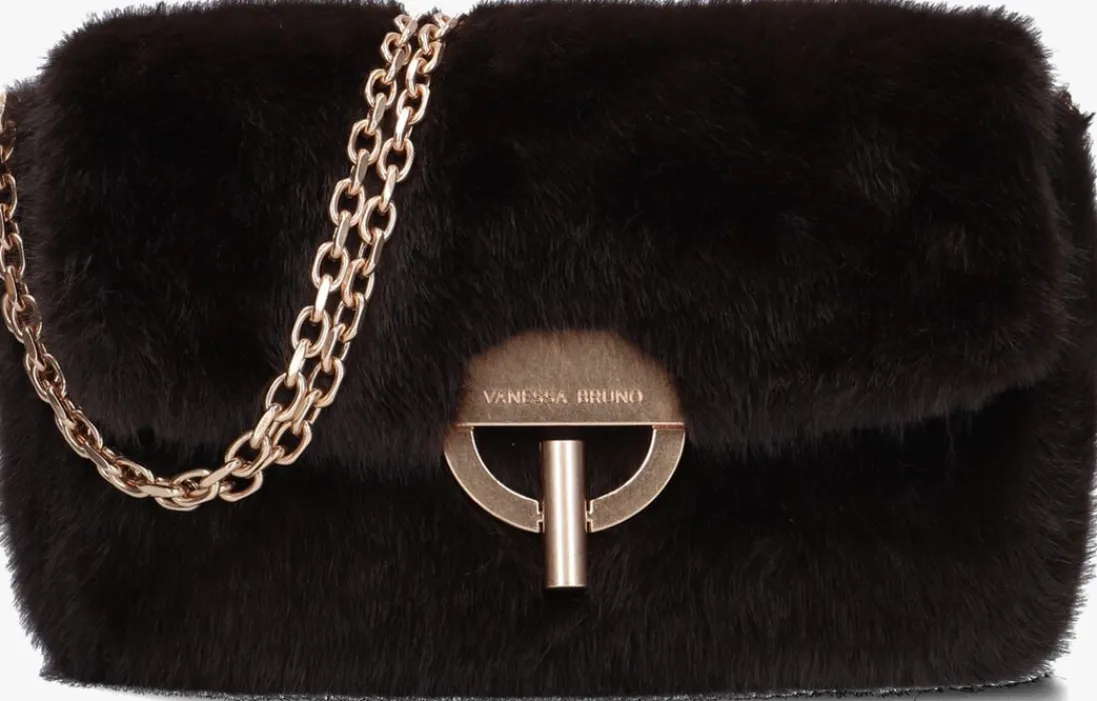 VANESSA BRUNO e schoudertas moon moyen bruin New