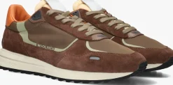 WOOLRICH e lage sneakers retro sneaker man camoscio bruin
