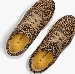 XSENSIBLE e lage sneakers chain bruin New