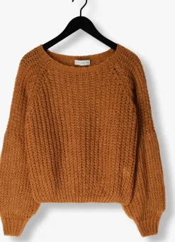 AMAYA AMSTERDAM trui ace knitwear camel Clearance