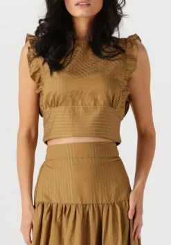 AMAYA AMSTERDAM t-shirt dillia top camel Clearance