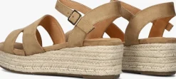 AYANA sandalen met hak 0047 camel