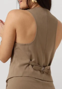 COPENHAGEN MUSE gilet cmtailor-waistcoat camel Clearance