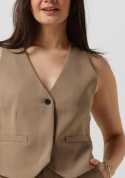 COPENHAGEN MUSE gilet cmtailor-waistcoat camel Clearance