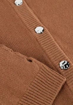 DANTE6 trui haby braided cardigan camel Sale