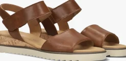 GABOR sandalen met hak 750.2 camel New