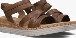 GABOR sandalen met hak 702.2 camel Outlet