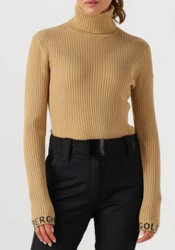 GOLDBERGH coltrui mira long sleeve knit sweater camel Best