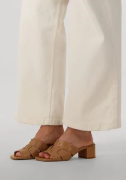 NOTRE-V sandalen met hak 42252/g camel Clearance